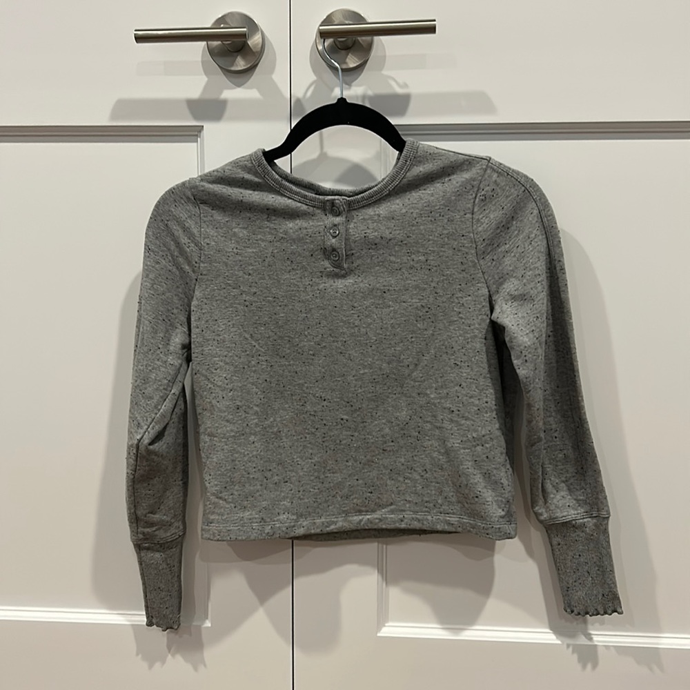 Athleta Girl Kickin’ It Top, Color: Gray